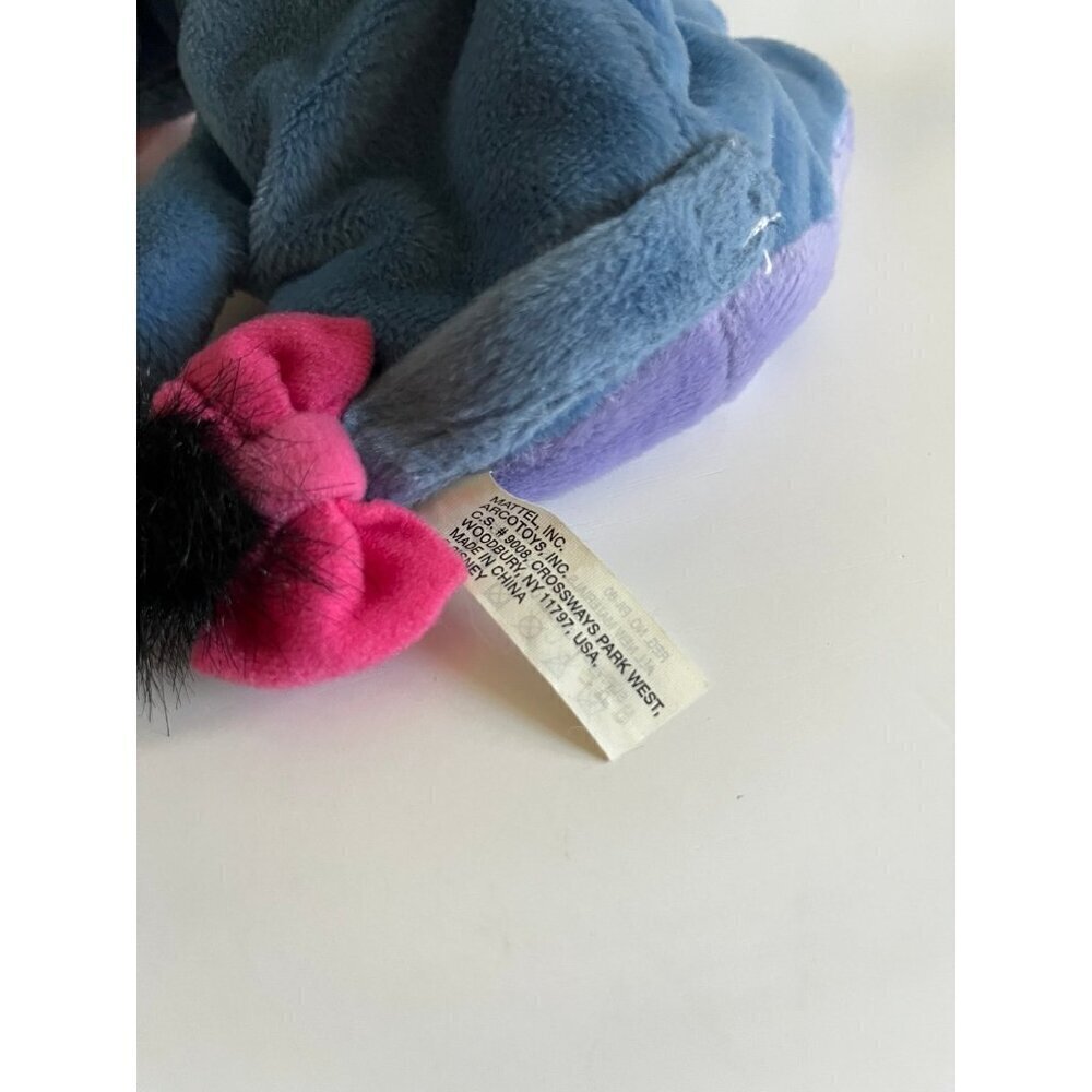Disney Eeyore Plush Beanbag Friend Vintage NWT - Picture 4 of 6